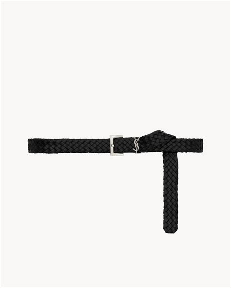 CASSANDRE belt in woven vegetable